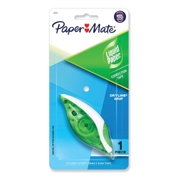 Paper Mate DryLine Grip Correction Tape, Non-Refillable, 1/5" x 335" 660415